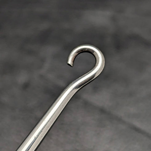 1908 British Antique Sterling Silver Handle Button Hook